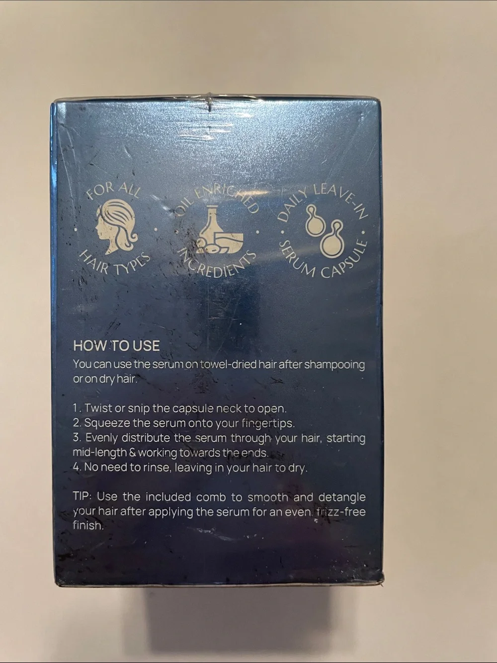 Bleuvél Shining Nourishing Hair Oil, a serum formulated to nourish dry and frizz